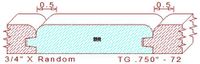 Tongue & Groove 3/4" - 72 Tongue & Groove 3/4" - 72