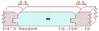 Tongue & Groove 3/4" - 72 