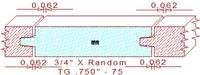 Tongue & Groove 3/4" - 75 Tongue & Groove 3/4" - 75