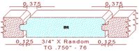 Tongue & Groove 3/4" - 76 Tongue & Groove 3/4" - 76