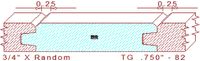 Tongue & Groove 3/4" - 82 Tongue & Groove 3/4" - 82