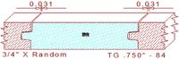 Tongue & Groove 3/4" - 84 Tongue & Groove 3/4" - 84