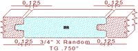Tongue & Groove 3/4" Tongue & Groove 3/4"