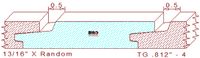 Tongue & Groove 13/16" - 4 Tongue & Groove 13/16" - 4