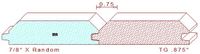 Tongue & Groove 7/8" Tongue & Groove 7/8"