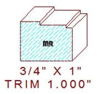 Trim Moulding 1" Trim Moulding 1"