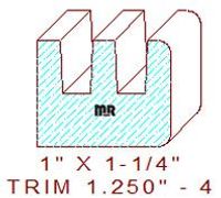 Trim Moulding 1-1/4" - 4