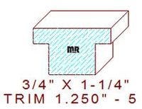 Trim Moulding 1-1/4" - 5 