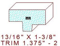 Trim Moulding 1-3/8" - 2 