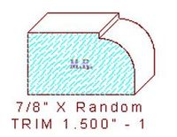 Trim Moulding 1-1/2" - 1 Trim Moulding 1-1/2" - 1