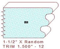 Trim Moulding 1-1/2" - 12 Trim Moulding 1-1/2" - 12