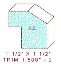 Trim Moulding 1-1/2" - 2 Trim Moulding 1-1/2" - 2