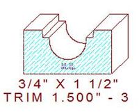 Trim Moulding 1-1/2" - 3 