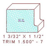 Trim Moulding 1-1/2" - 7 Trim Moulding 1-1/2" - 7