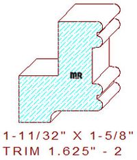 Trim Moulding 1-5/8" - 2