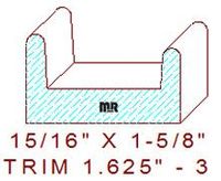 Trim Moulding 1-5/8" - 3 Trim Moulding 1-5/8" - 3