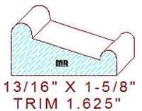 Trim Moulding 1-5/8" Trim Moulding 1-5/8"