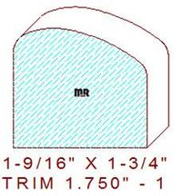 Trim Moulding 1-3/4" - 1 Trim Moulding 1-3/4" - 1