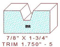 Trim Moulding 1-3/4" - 5 Trim Moulding 1-3/4" - 5