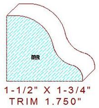Trim Moulding 1-3/4" Trim Moulding 1-3/4"