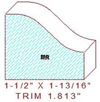 Trim Moulding 1-13/16" Trim Moulding 1-13/16"