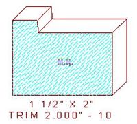 Trim Moulding 2" - 10 Trim Moulding 2" - 10