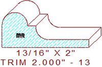 Trim Moulding 2" - 13