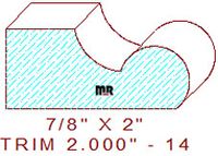 Trim Moulding 2" - 14 Trim Moulding 2" - 14