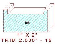 Trim Moulding 2" - 15 Trim Moulding 2" - 15