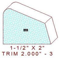 Trim Moulding 2" - 3 Trim Moulding 2" - 3