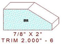 Trim Moulding 2" - 6 