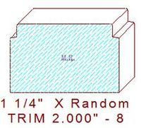 Trim Moulding 2" - 8 Trim Moulding 2" - 8