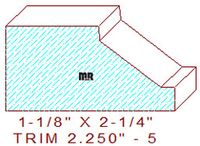 Trim Moulding 2-1/4" - 5 Trim Moulding 2-1/4" - 5