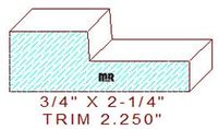 Trim Moulding 2-1/4" Trim Moulding 2-1/4"