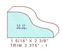 Trim Moulding 2-3/8" - 1 Trim Moulding 2-3/8" - 1
