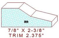 Trim Moulding 2-3/8" Trim Moulding 2-3/8"
