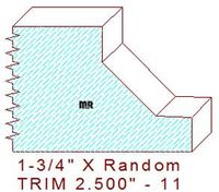 Trim Moulding 2-1/2" - 11 Trim Moulding 2-1/2" - 11