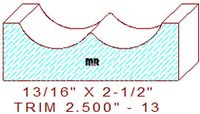 Trim Moulding 2-1/2" - 13