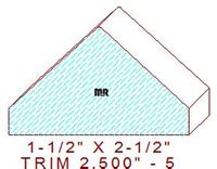 Trim Moulding 2-1/2" - 5 Trim Moulding 2-1/2" - 5