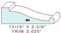 Trim Moulding 2-5/8" Trim Moulding 2-5/8"