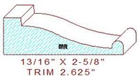 Trim Moulding 2-5/8"