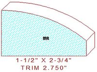 Trim Moulding 2-3/4" - 6