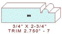 Trim Moulding 2-3/4" - 7