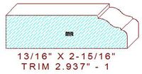 Trim Moulding 2-15/16" - 1 Trim Moulding 2-15/16" - 1