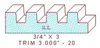 Trim Moulding 3" - 20