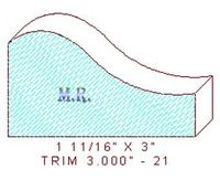 Trim Moulding 3" - 21