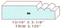 Trim Moulding 3-1/8" Trim Moulding 3-1/8"
