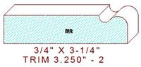 Trim Moulding 3-1/4" - 2