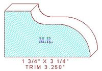Trim Moulding 3-1/4" Trim Moulding 3-1/4"