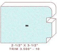 Trim Moulding 3-1/2" - 10 Trim Moulding 3-1/2" - 10